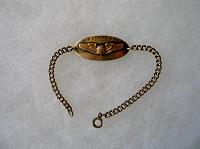 WWII Army Air Corps 10KGF Sterling Bracelet
