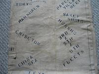 WWII USN NAVY Stenciled Seabag Shorty RM 3/C USS Preston DD-795