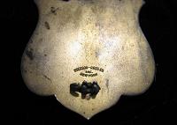 Obsolete Vintage Captain Solvay New York Fire Department Fireman's Badge