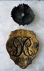 War of 1812 British Regiment De Watteville Belgic Officers Shako Plate