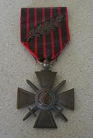 WWI French Croix De Guerre With Palm