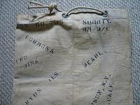 WWII USN NAVY Stenciled Seabag Shorty RM 3/C USS Preston DD-795