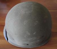 WWII M1 Fixed Bale Helmet Hawley Liner ID to 2nd Lt. Henry W. Hollmeyer VMF-214 Black Sheep Squadron