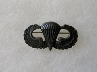 WWII US Army Paratrooper Pin Back Sterling Jump Wings