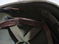 WWII M1 Fixed Bale Helmet Hawley Liner ID to 2nd Lt. Henry W. Hollmeyer VMF-214 Black Sheep Squadron