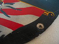 WWII US Navy USN PT Boat MTB RON 43 Squadron Insignia Placard