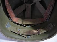 WWII M1 Fixed Bale Helmet Hawley Liner ID to 2nd Lt. Henry W. Hollmeyer VMF-214 Black Sheep Squadron