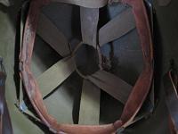 WWII M1 Fixed Bale Helmet Hawley Liner ID to 2nd Lt. Henry W. Hollmeyer VMF-214 Black Sheep Squadron