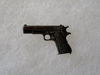 WWII Sterling Colt .45 Caliber Auto Pistol Pin