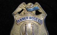 Obsolete Vintage Captain Solvay New York Fire Department Fireman's Badge